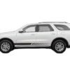 Lower double side stripes graphics decals compatible with Dodge Durango