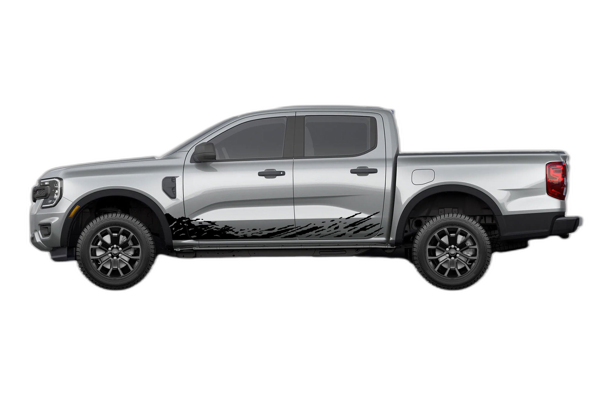 Lower Mud Splash Decals and Side Graphics for Ford Ranger