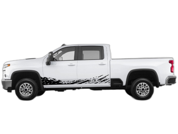 Lower Mud Splash Decals Graphics for Chevrolet Silverado 2500HD