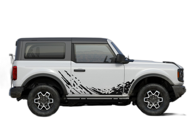 Lower Mud Splash Decals Graphics for Ford Bronco 2 Doors