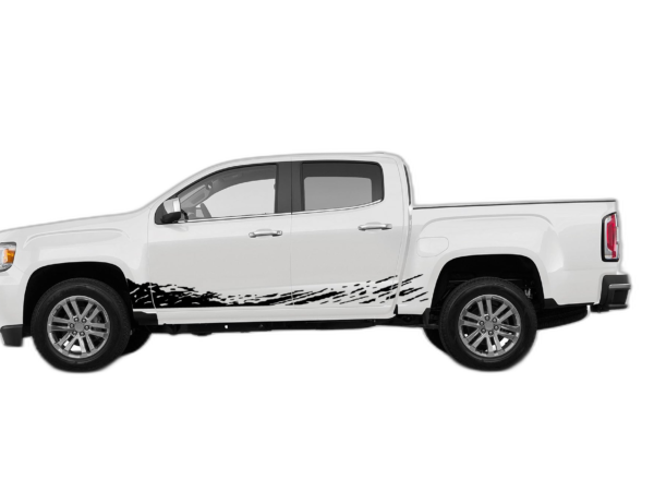 Lower mud splash decals graphics compatible with GMC Canyon 2015-2022