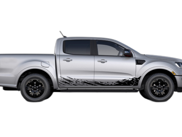 Lower mud splash side decals graphics compatible with Ford Ranger 2019-2023