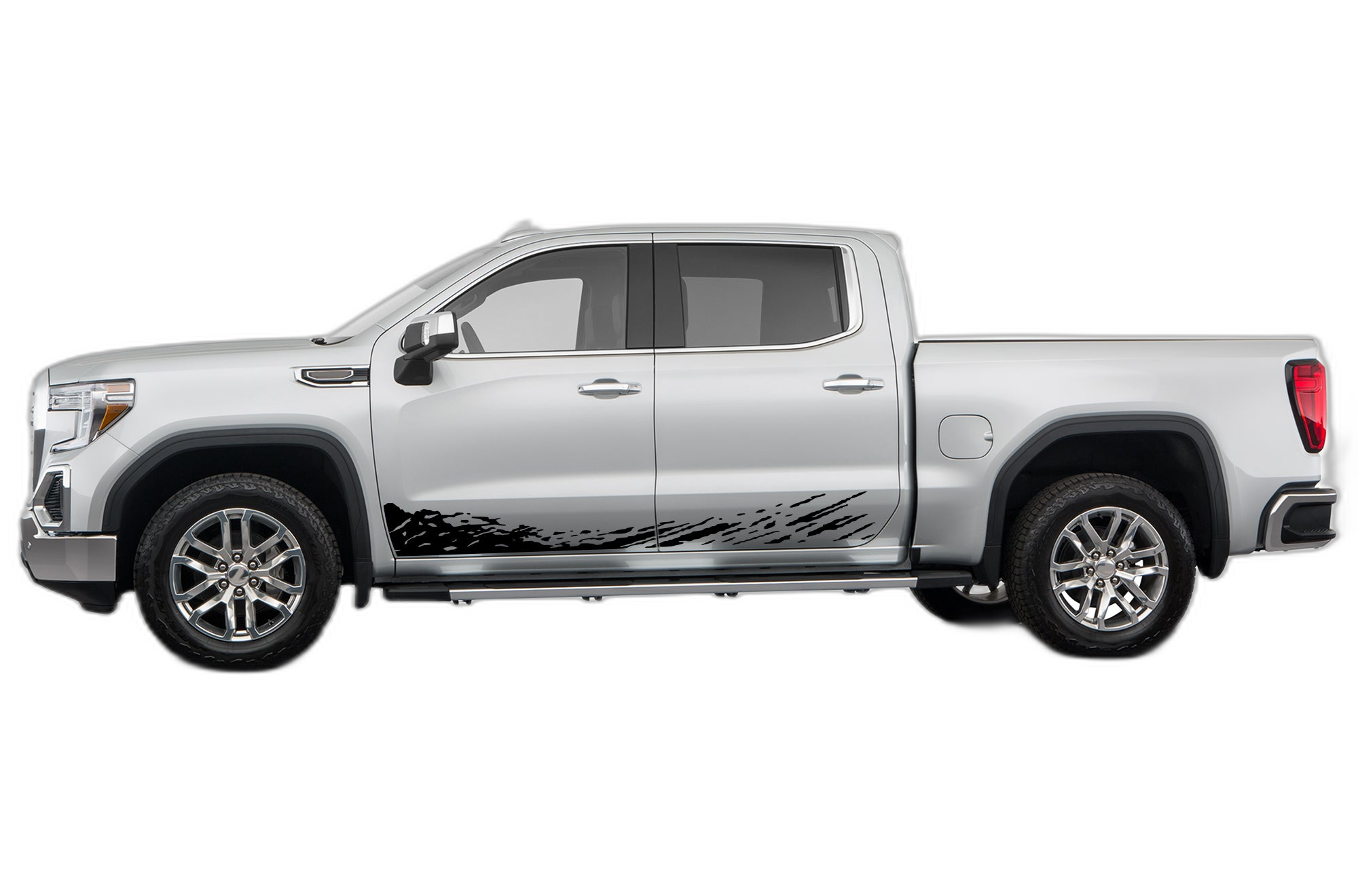 Lower Mud Splash Side Decals Graphics for GMC Sierra