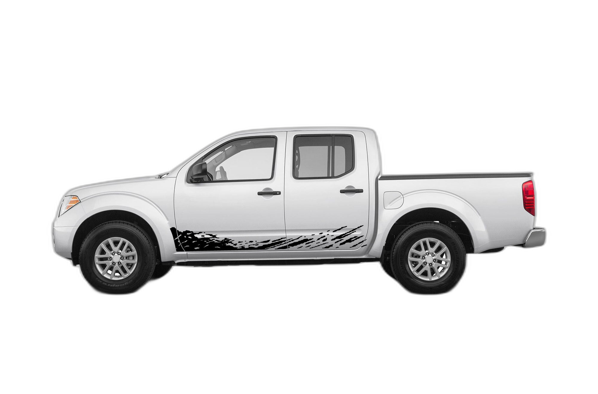 Lower mud splash side decals graphics compatible with Nissan Frontier 2005-2021