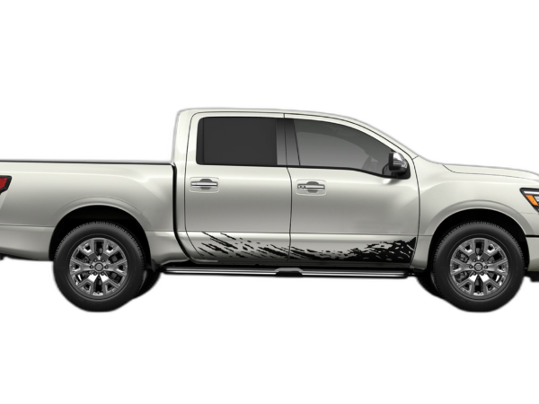 Lower Mud Splash Side Decals Graphics for Nissan Titan 2017-2025