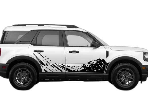Lower Mud Splash Side Graphics for Ford Bronco Sport