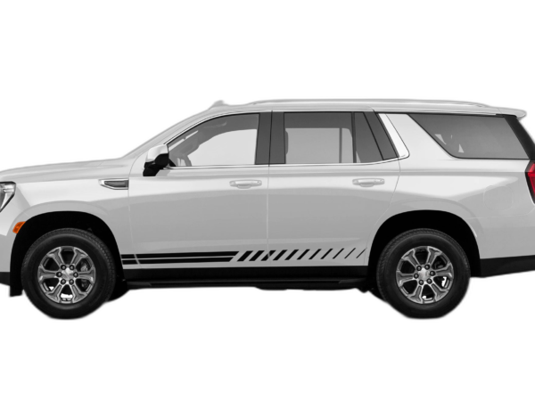 Lower panel side stripes graphics decals compatible with GMC Yukon