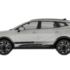 Lower panel stripes side decals graphics compatible with Kia Sportage