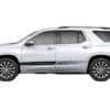 Lower panel stripes side graphics decals compatible with Chevrolet Traverse 2018-2023