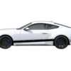Lower road stripes graphics side decals compatible with Ford Mustang