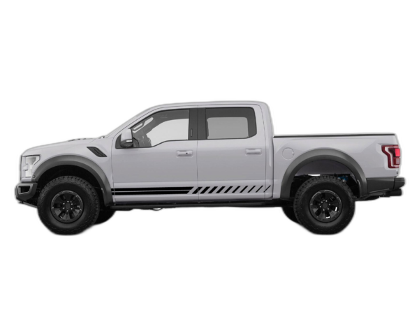 Lower Rocker Panel Side Stripes Decals Graphics for Ford F150 Raptor 2017-2020