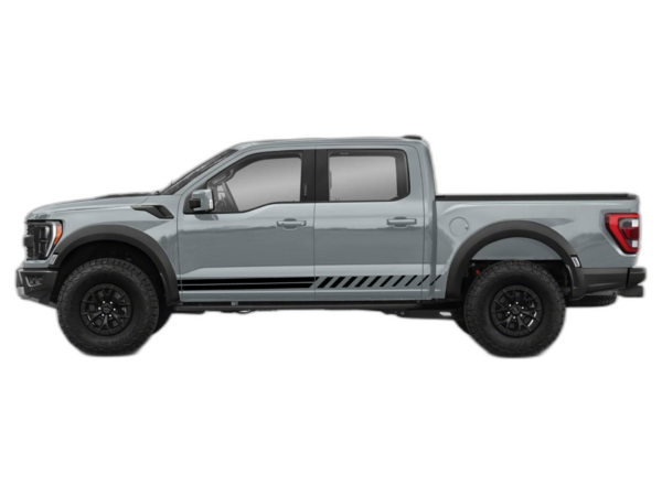 Lower Rocker Panel Side Stripes Decals Graphics for Ford F150 Raptor