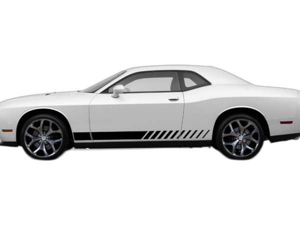 Lower Side Racing Stripes Graphics for Dodge Challenger