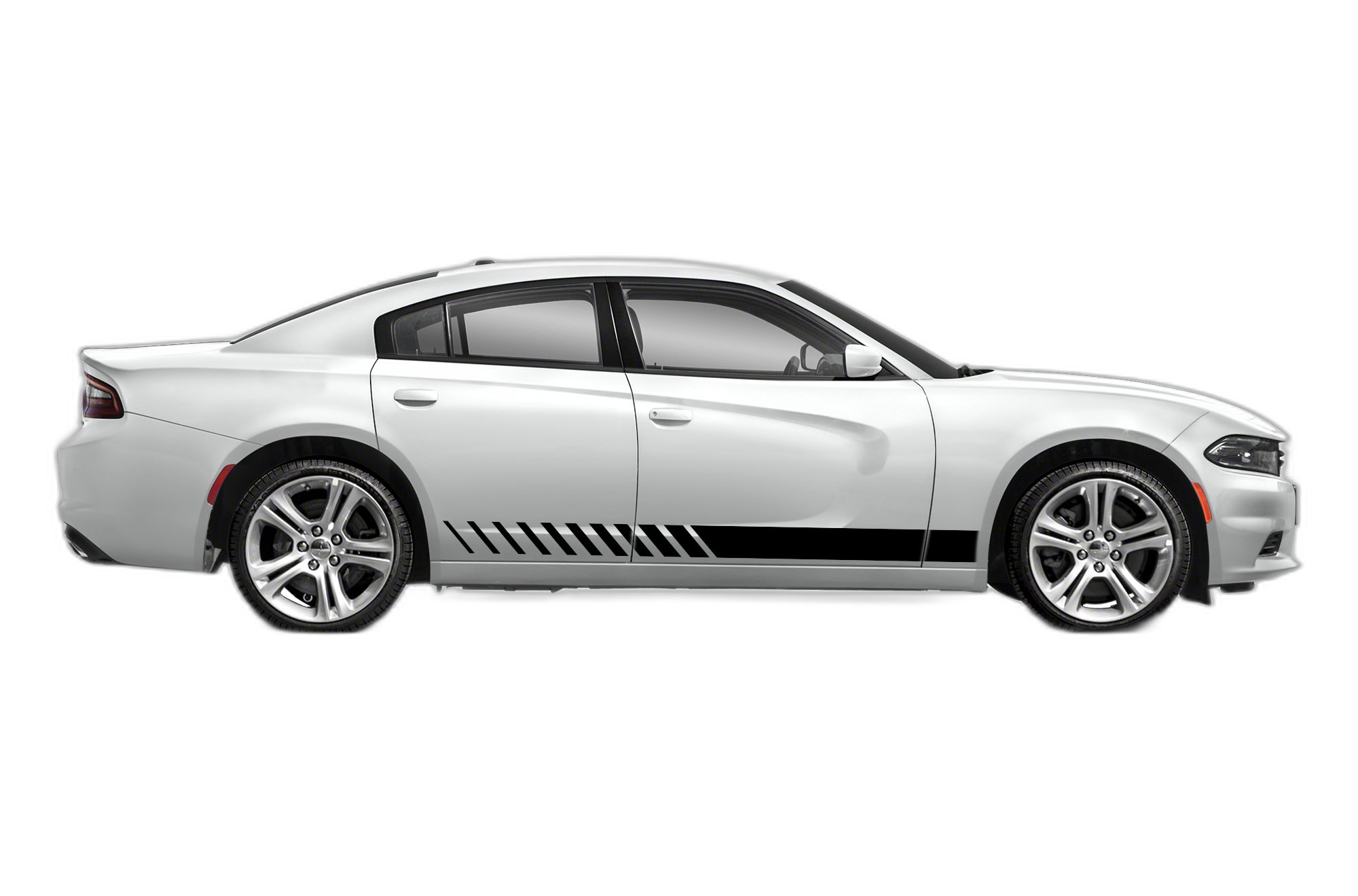 Lower Side Racing Stripes Graphics for Dodge Charger 2011-2025