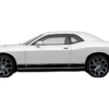 Lower side road stripes graphics decals compatible with Dodge Challenger
