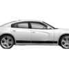 Lower side road stripes graphics decals compatible with Dodge Charger 2011-2025