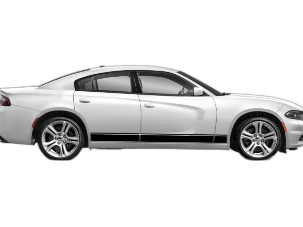 Lower side road stripes graphics decals compatible with Dodge Charger 2011-2025