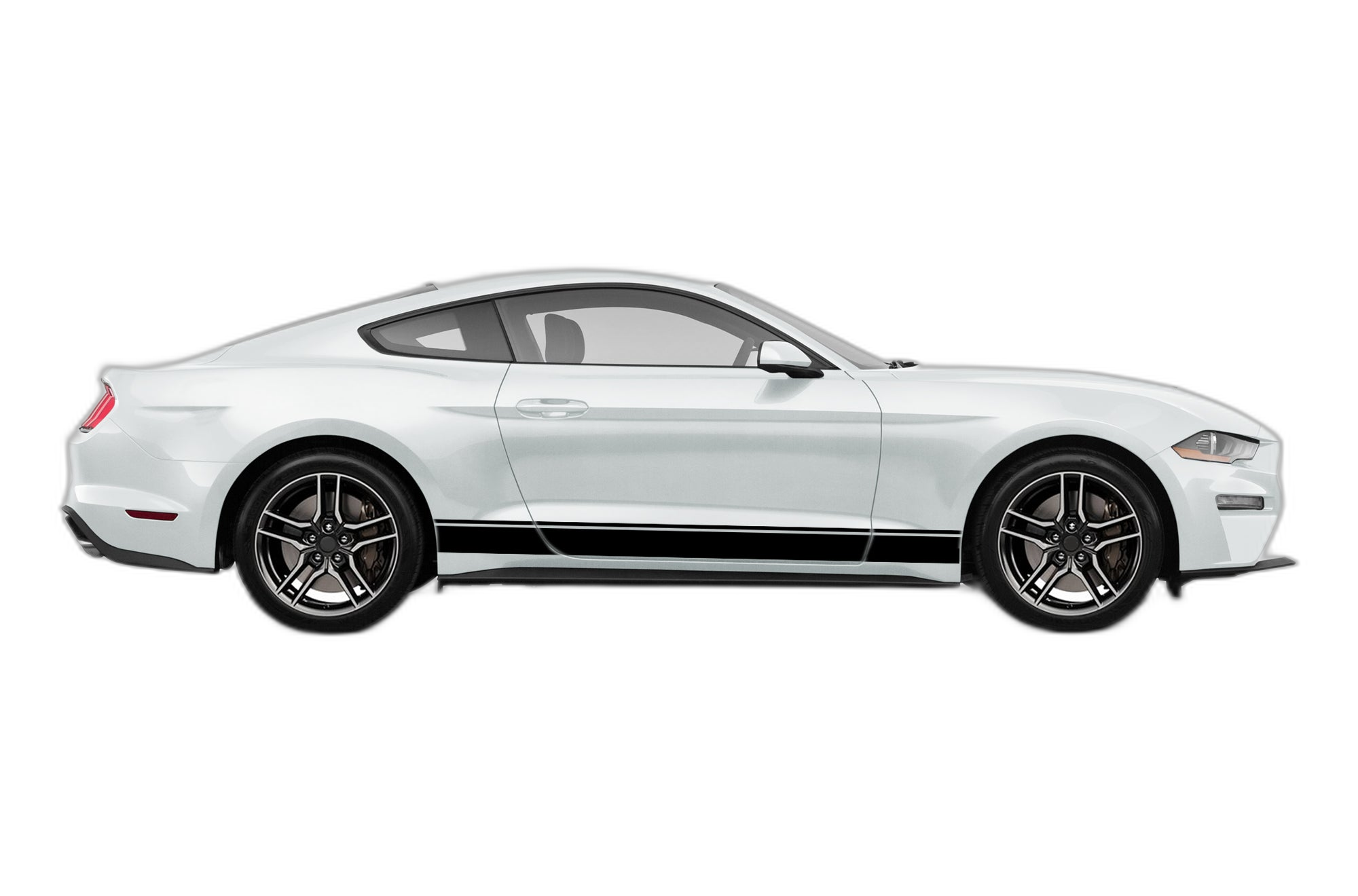 Lower Side Road Stripes Graphics for Ford Mustang 2015-2023