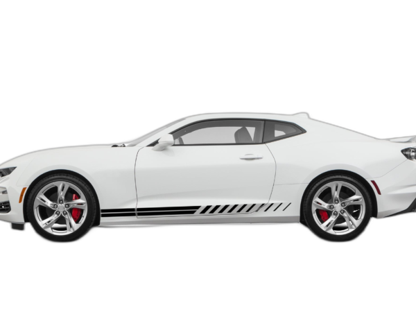 Lower side rush stripes graphics decals compatible with Chevrolet Camaro