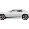 Lower side speed stripes graphics decals compatible with Chevrolet Camaro 2010-2015