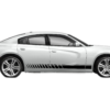 Lower side speed stripes graphics decals compatible with Dodge Charger 2011-2025