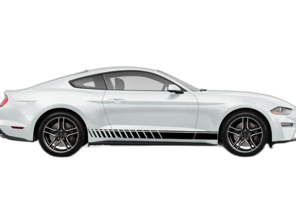 Lower Side Speed Stripes Graphics for Ford Mustang 2015-2023