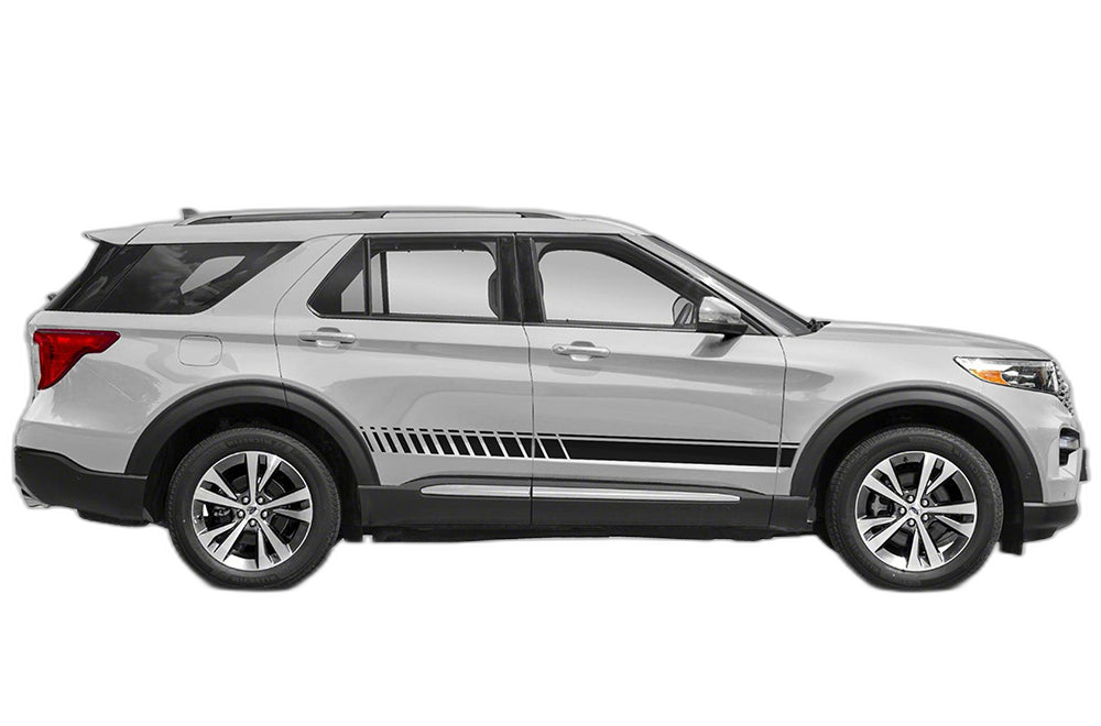 Lower Style Decals Lower side stripes decals graphics compatible with Ford Explorer