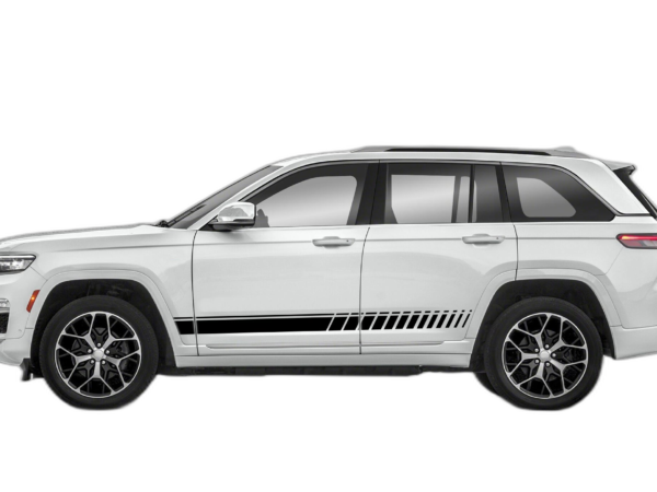 Lower side stripes decals graphics compatible with Jeep Grand Cherokee