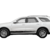 Lower side stripes graphics decals compatible with Dodge Durango