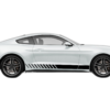 Lower side racing stripes graphics decals compatible with Ford Mustang 2015-2023