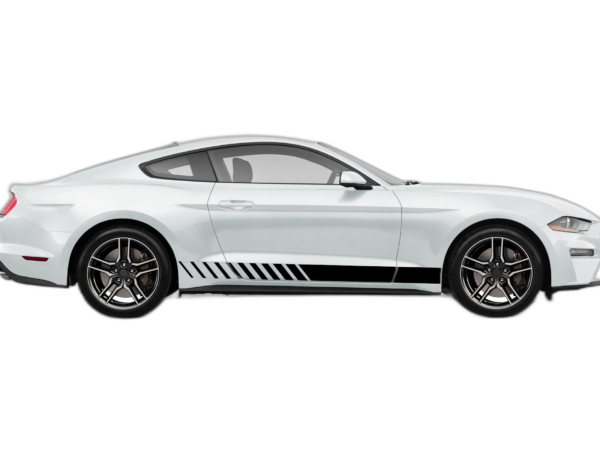 Lower Side Racing Stripes Graphics for Ford Mustang 2015-2023