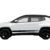 Lower side stripes graphics decals compatible with Jeep Compass 2018 - 2025