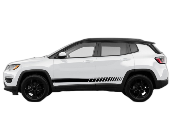 Lower Side Stripes Graphics for Jeep Compass 2018 - 2025