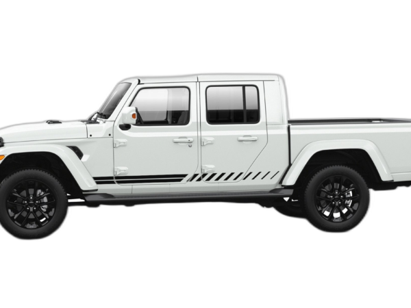 Lower side stripes graphics decals compatible with Jeep Gladiator JT