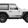 Lower side stripes graphics decals compatible with Jeep Wrangler JL 2 doors