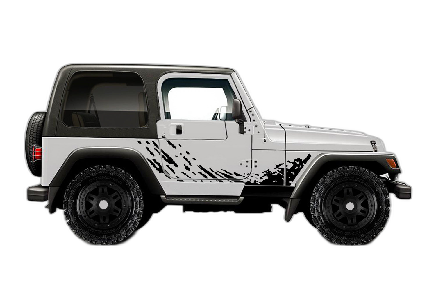 Lower Splash Decals Graphics for Jeep Wrangler TJ