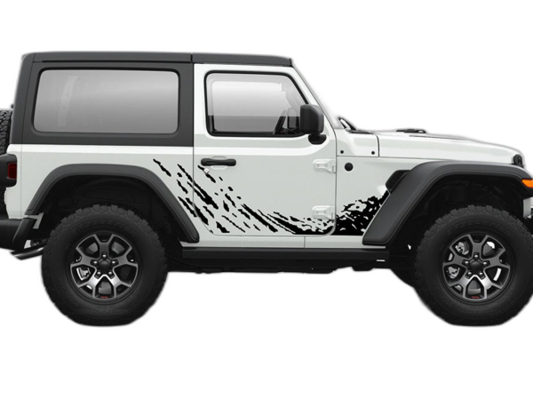 Lower Splash Graphics for Jeep Wrangler JL 2 Doors