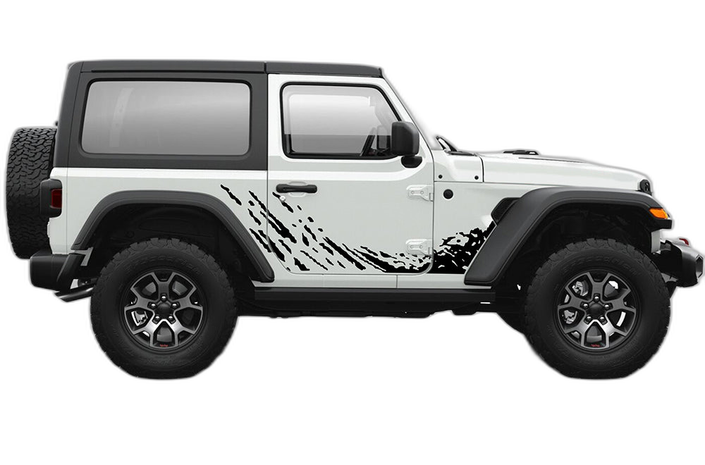 Lower Splash Graphics for Jeep Wrangler JL 2 Doors
