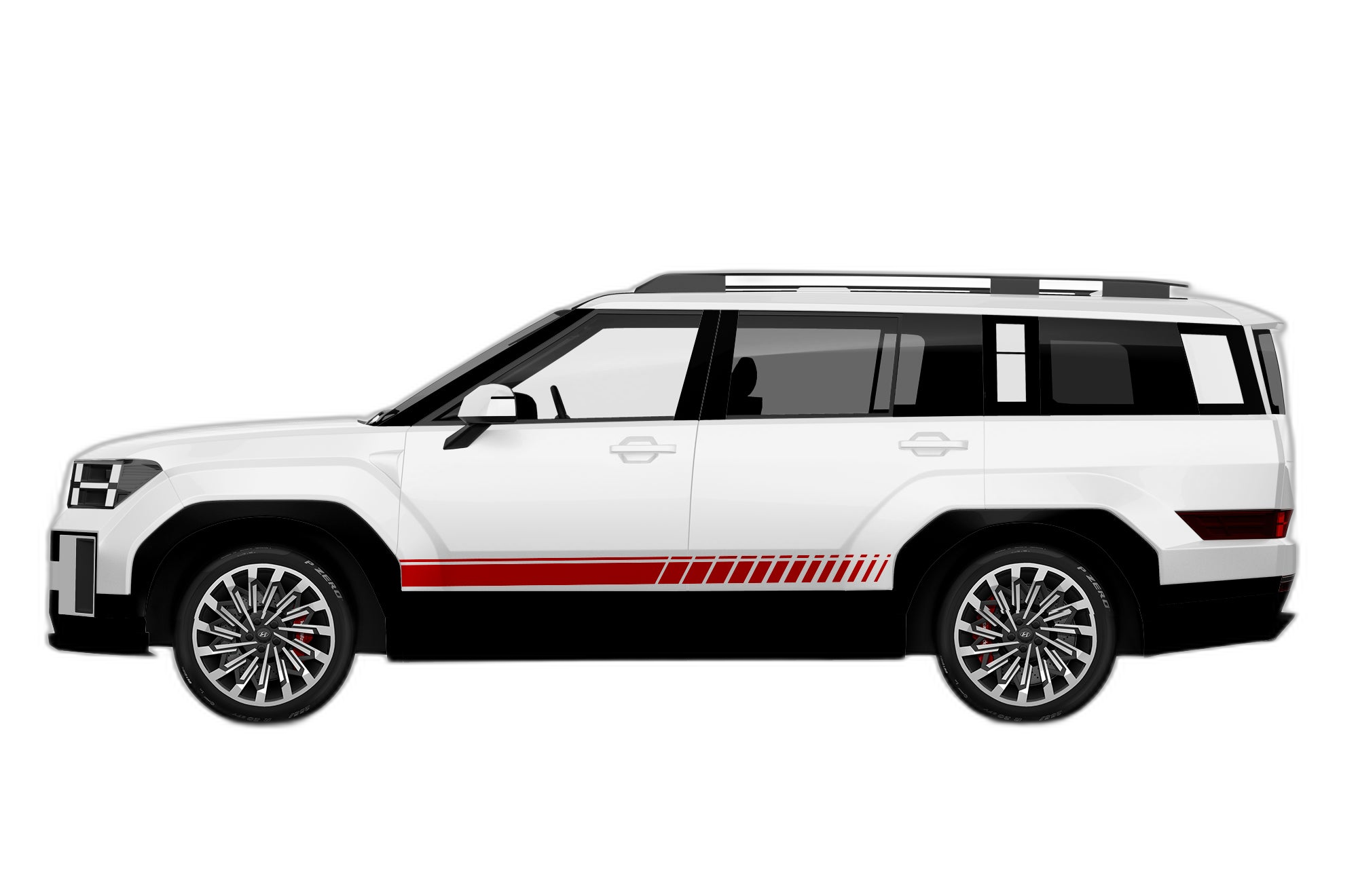 Lower Stripes Graphics for Hyundai Santa Fe