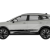 Lower stripes side decals graphics compatible with Kia Sportage