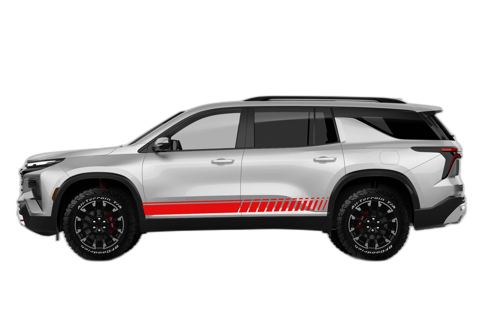 Lower Stripes Side Graphics for Chevrolet Traverse - Image 2