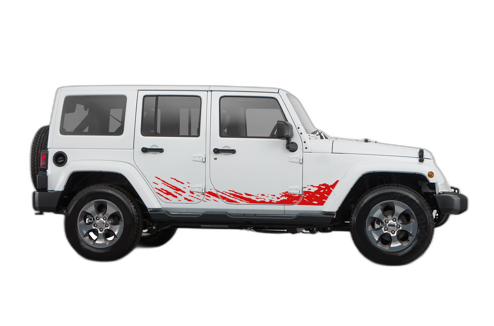 Lower Mud Splash Decals Graphics for Jeep Wrangler JK - Image 2