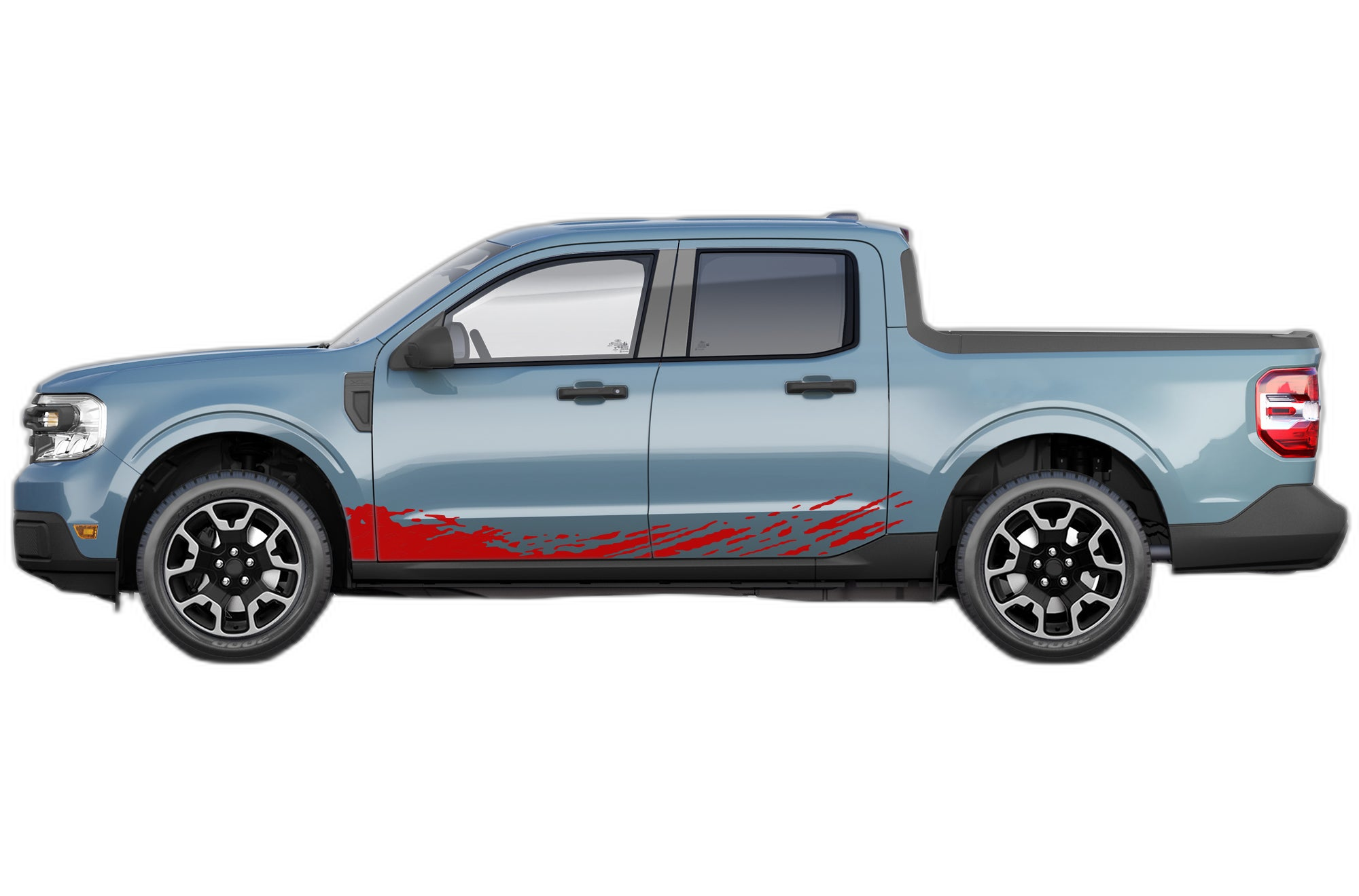 Lower mud splash side decals graphics compatible with Ford Maverick - Image 2