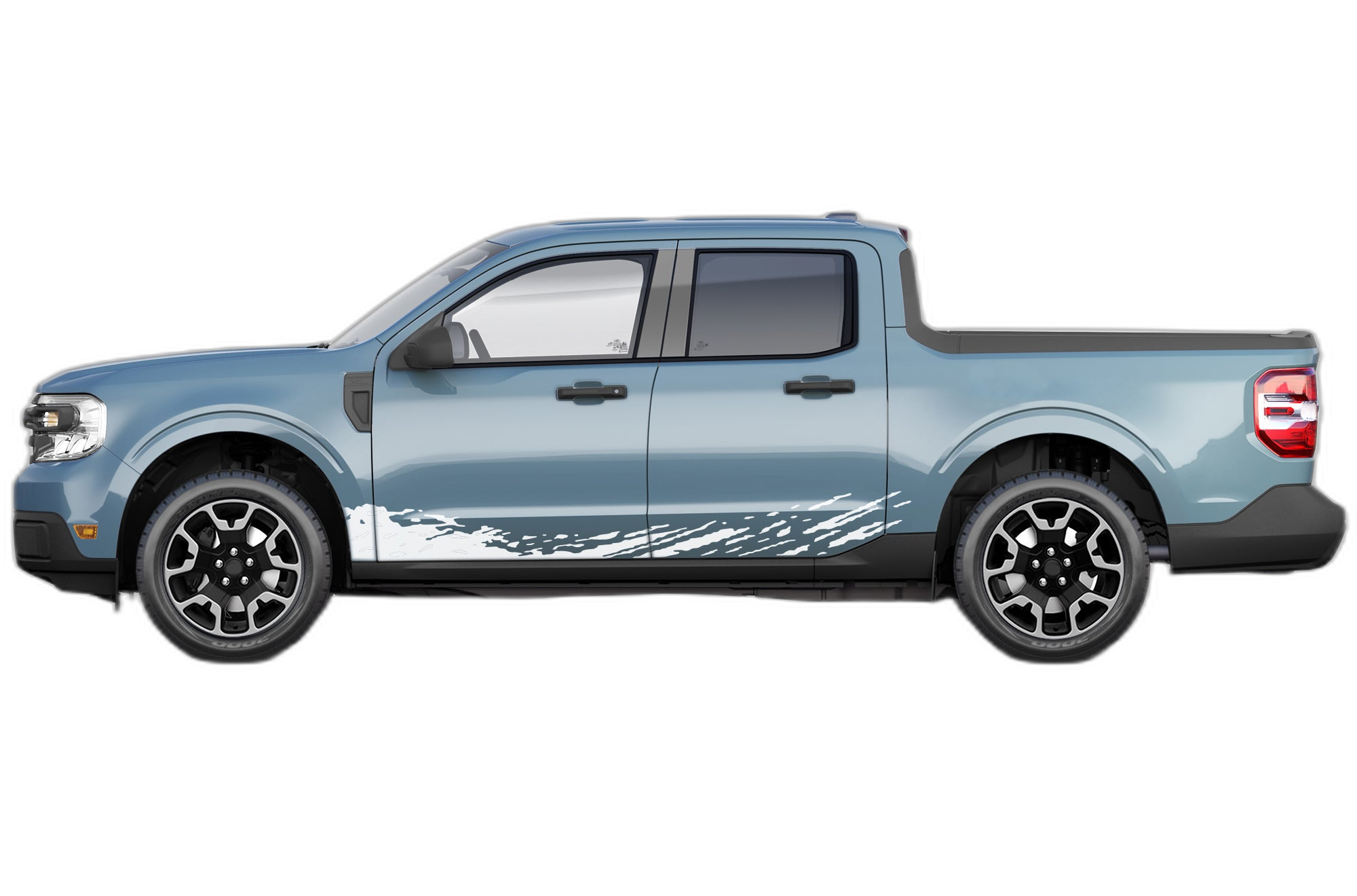 Lower mud splash side decals graphics compatible with Ford Maverick - Image 3