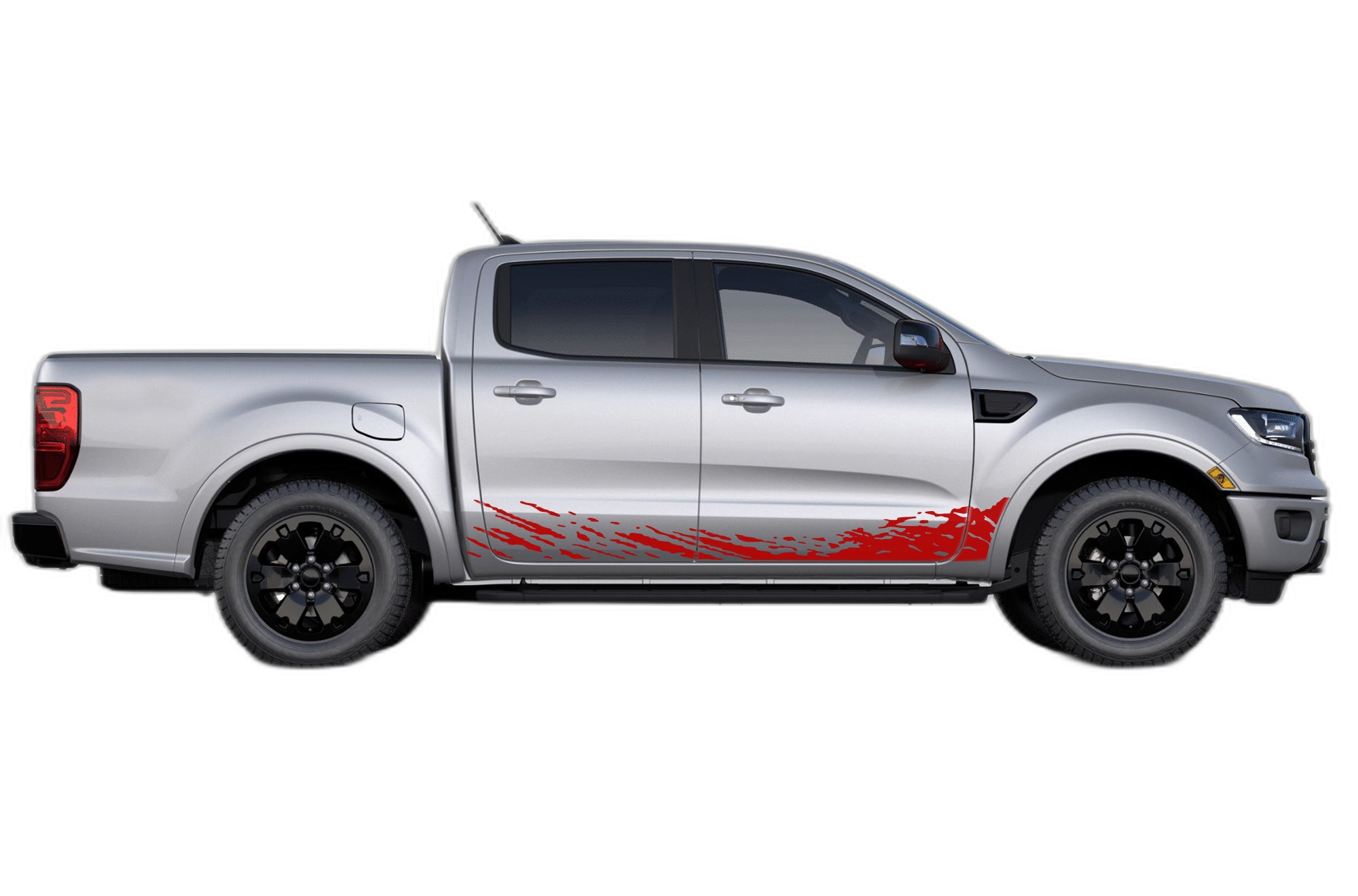 Lower Mud Splash Side Decals Graphics for Ford Ranger 2019-2023 - Image 2