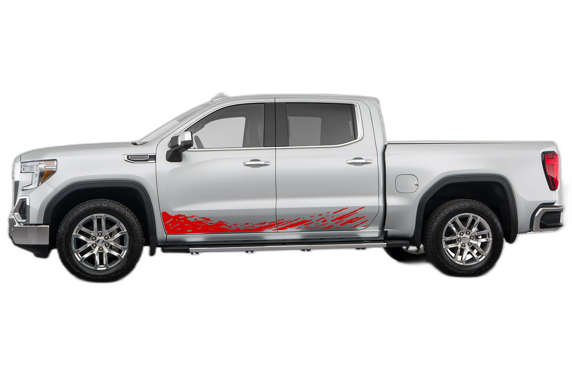 Lower mud splash side decals graphics compatible with GMC Sierra - Image 2