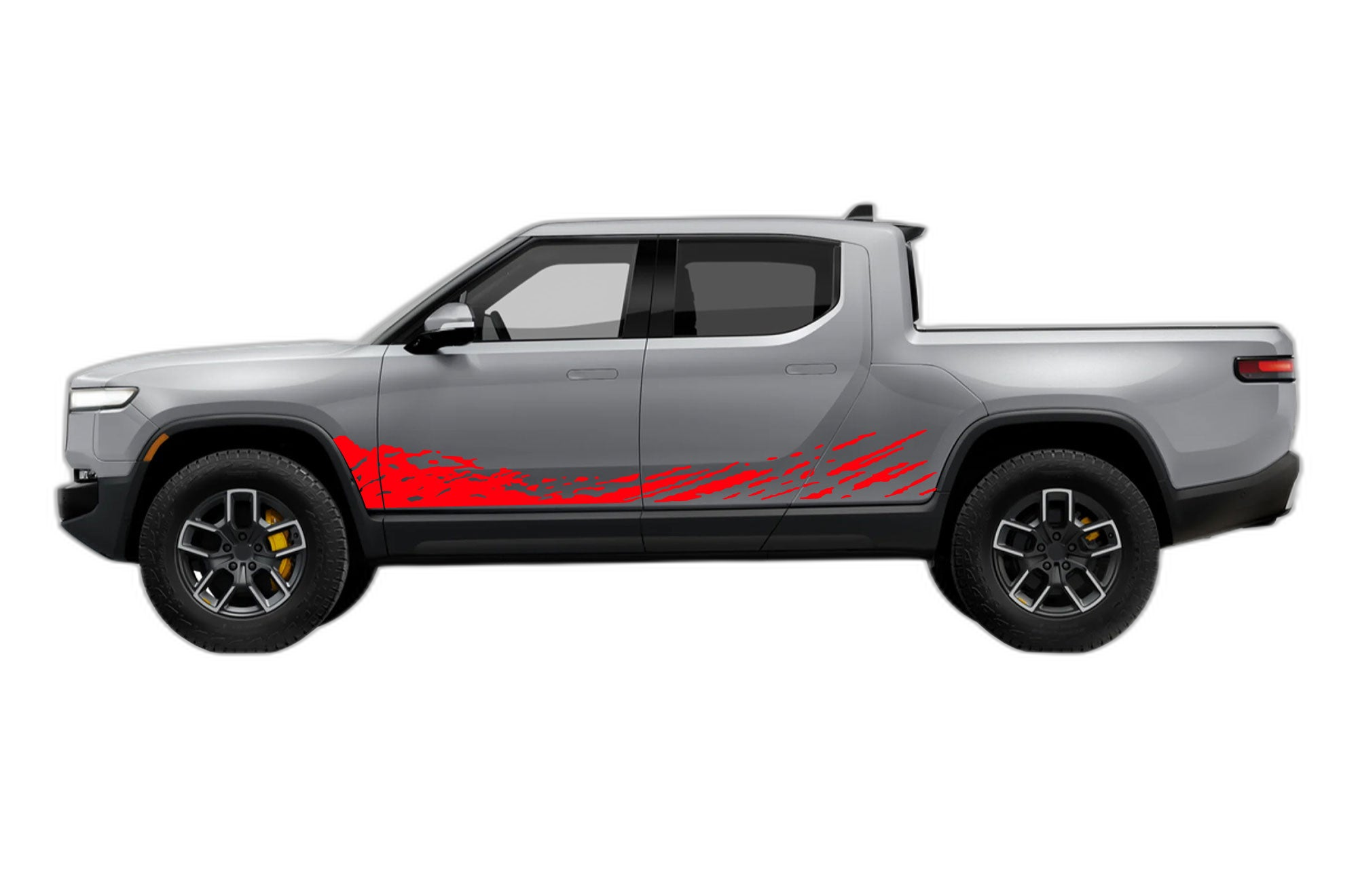 Lower Style Decals Lower mud splash side decals graphics compatible with Rivian R1T