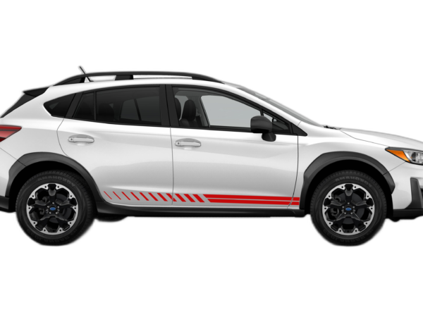 Lower panel stripes graphics decals compatible with Subaru Crosstrek 2018-2023