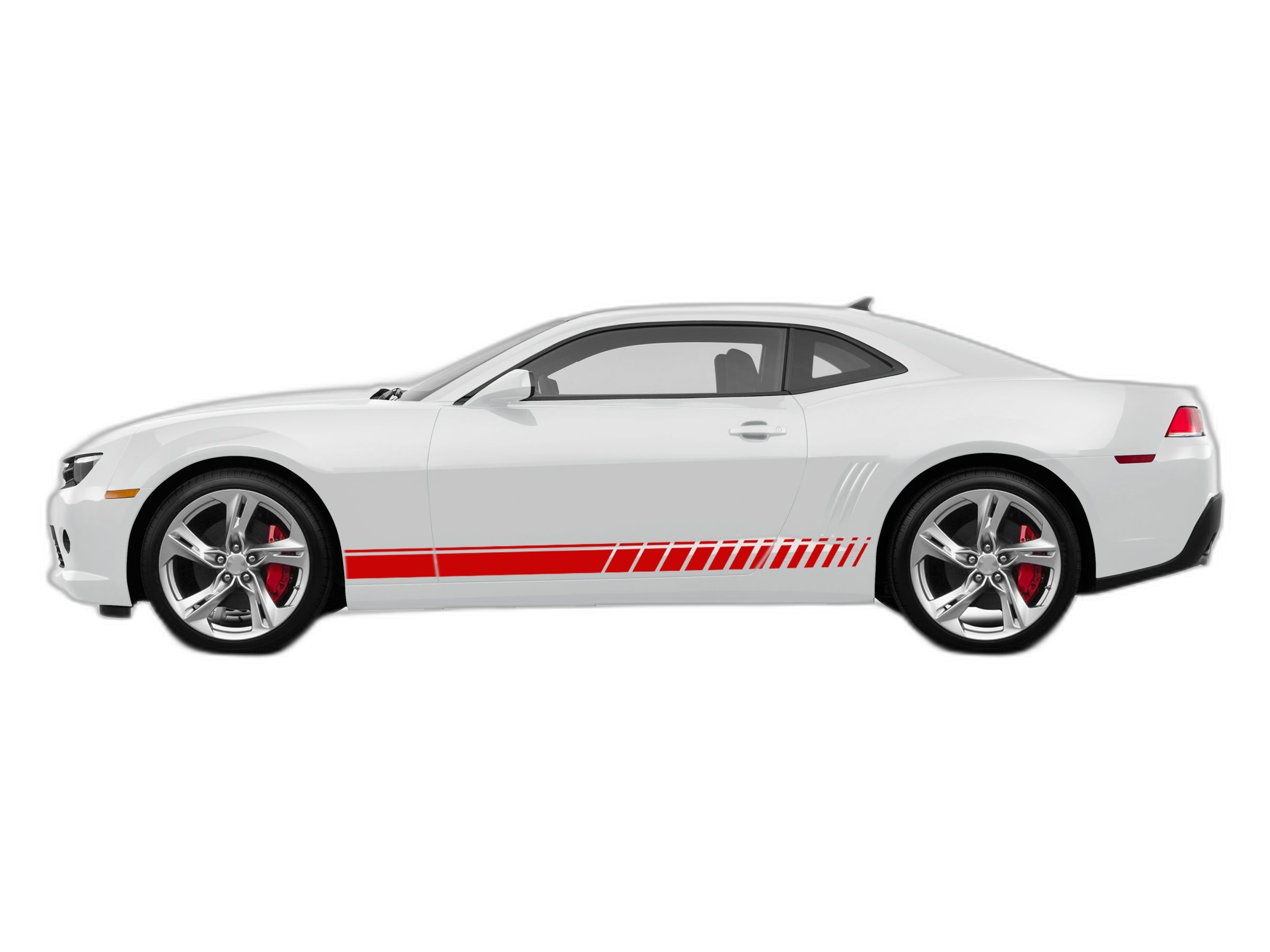 Lower Side Speed Stripes Graphics for Chevrolet Camaro 2010-2015 - Image 2