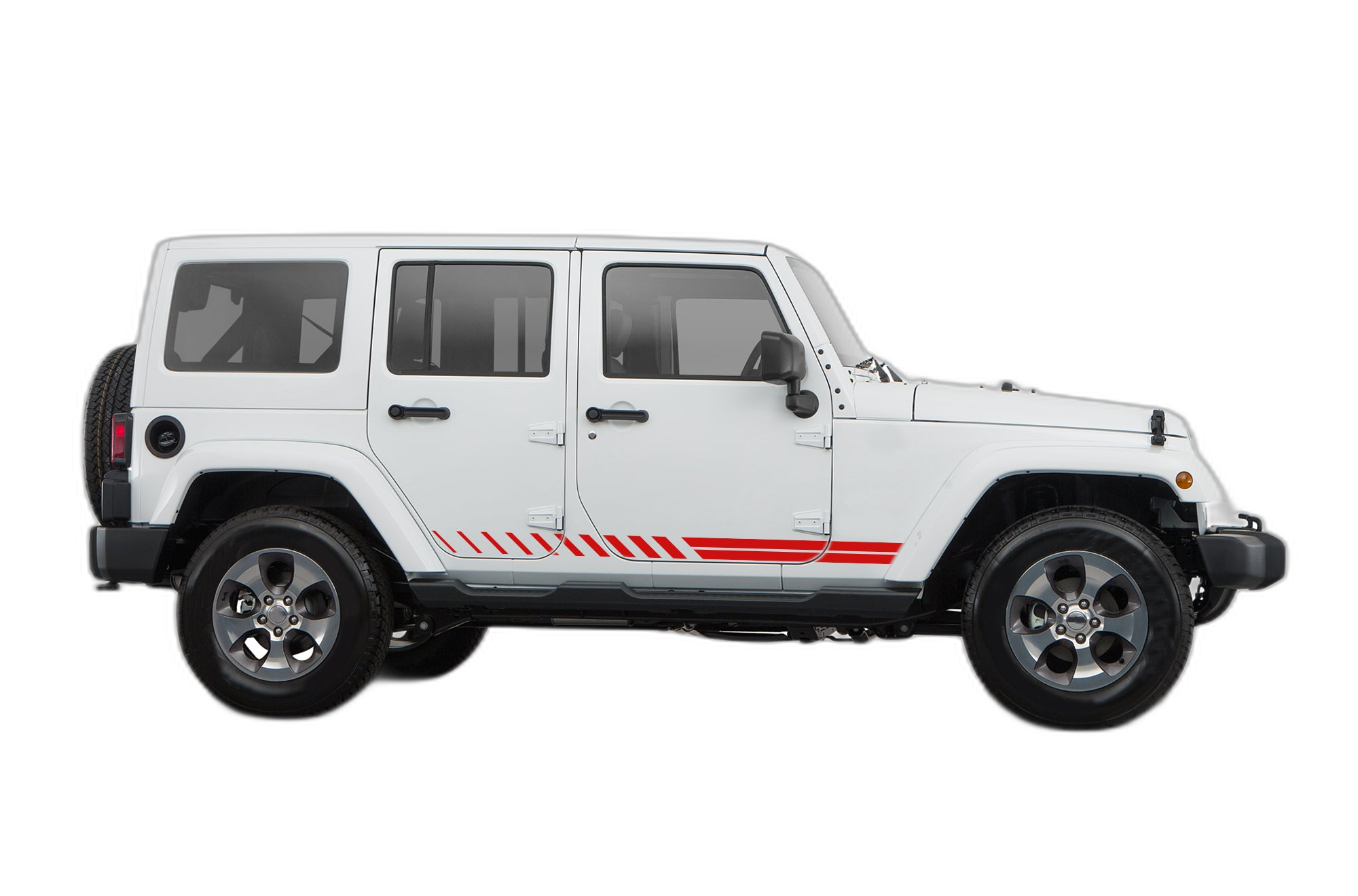 Lower Side Stripes Decals Graphics for Jeep Wrangler JK - Image 2